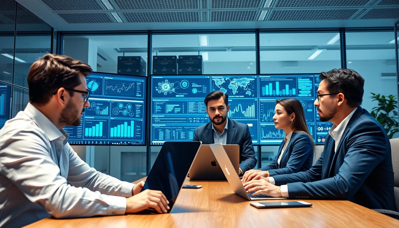 Business software planning session